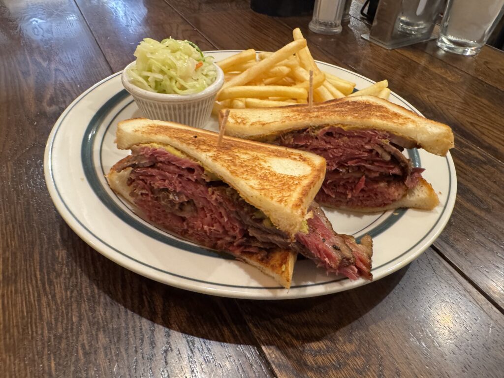 Pastrami sandwich at Charbro